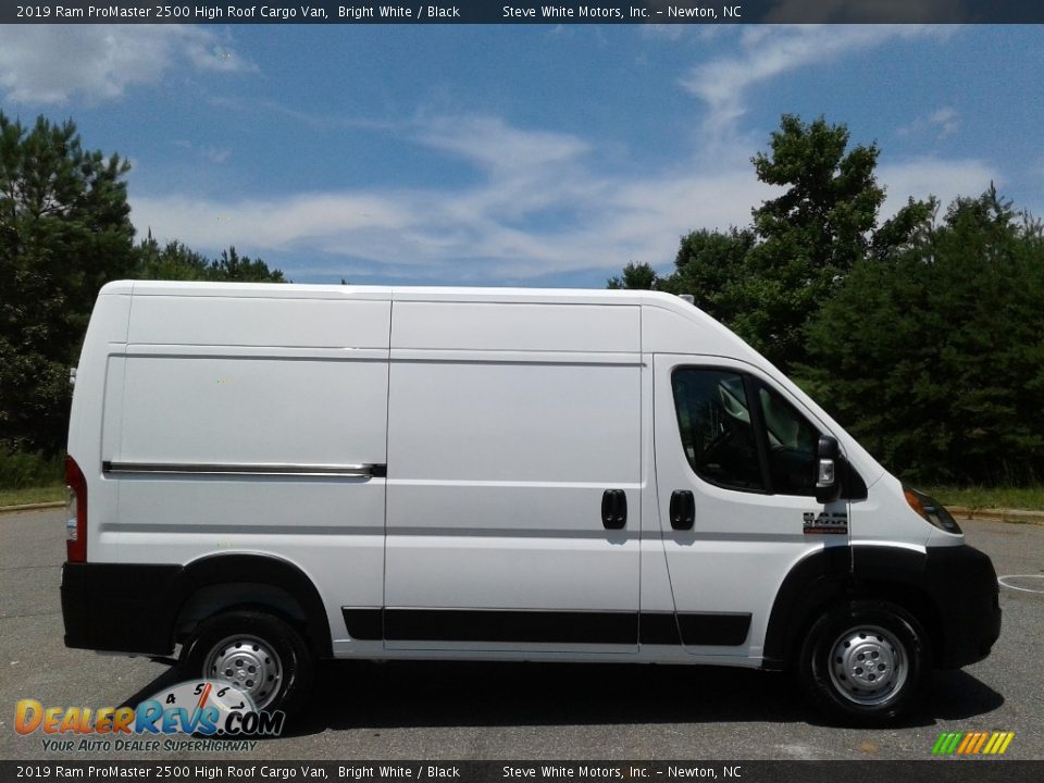 2019 Ram ProMaster 2500 High Roof Cargo Van Bright White / Black Photo #5