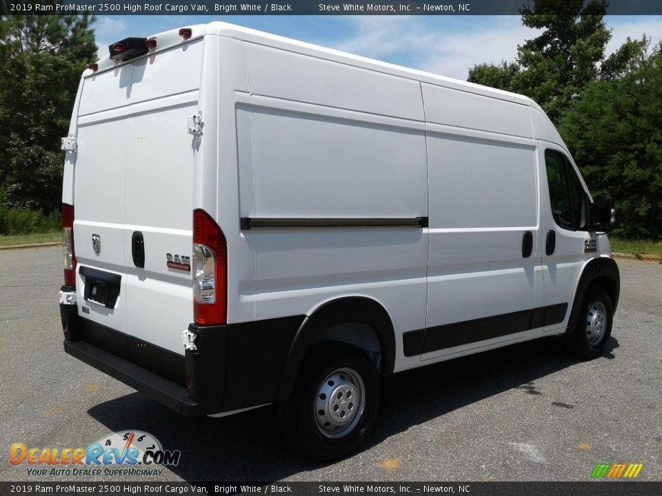 2019 Ram ProMaster 2500 High Roof Cargo Van Bright White / Black Photo #6