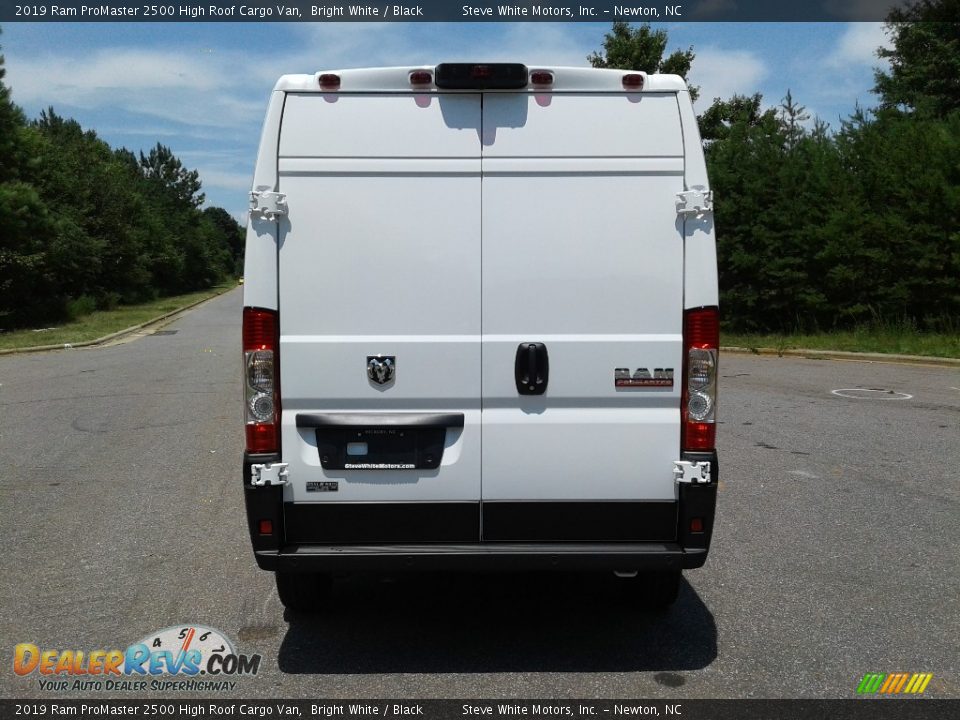 2019 Ram ProMaster 2500 High Roof Cargo Van Bright White / Black Photo #7