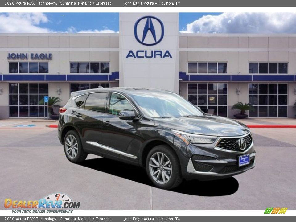 2020 Acura RDX Technology Gunmetal Metallic / Espresso Photo #1