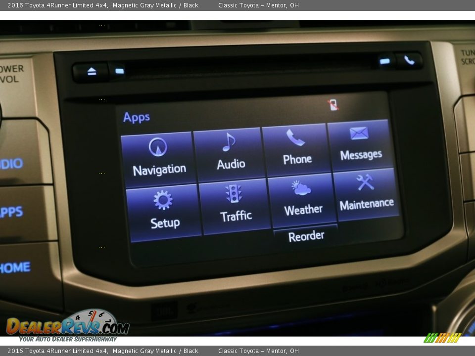 2016 Toyota 4Runner Limited 4x4 Magnetic Gray Metallic / Black Photo #10