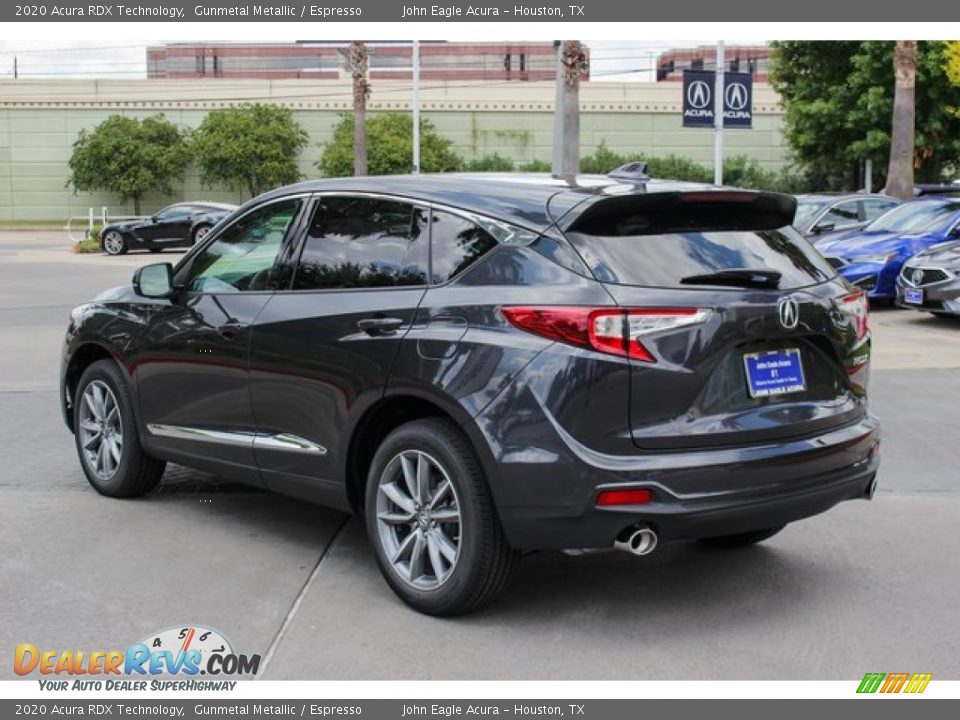 2020 Acura RDX Technology Gunmetal Metallic / Espresso Photo #5