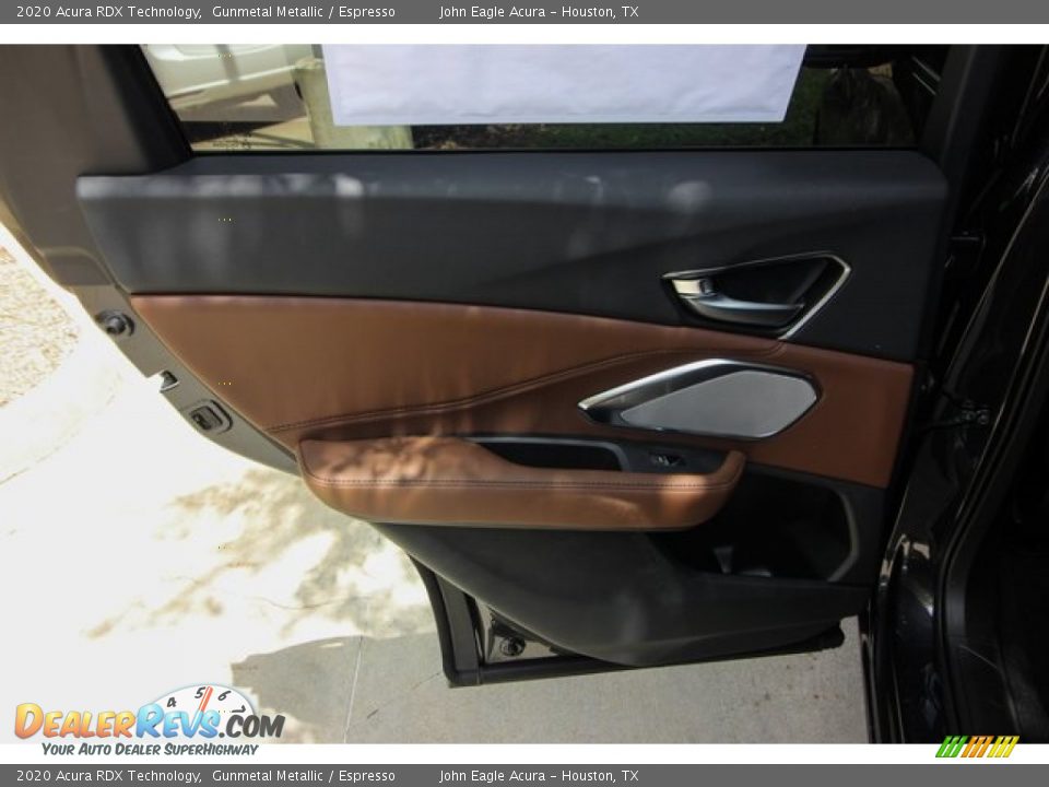 2020 Acura RDX Technology Gunmetal Metallic / Espresso Photo #17
