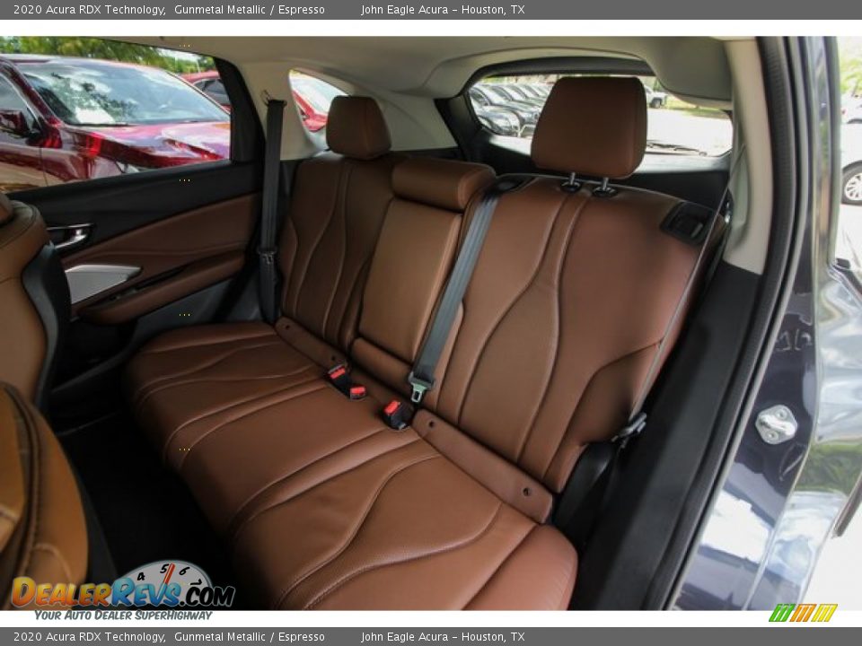 2020 Acura RDX Technology Gunmetal Metallic / Espresso Photo #18