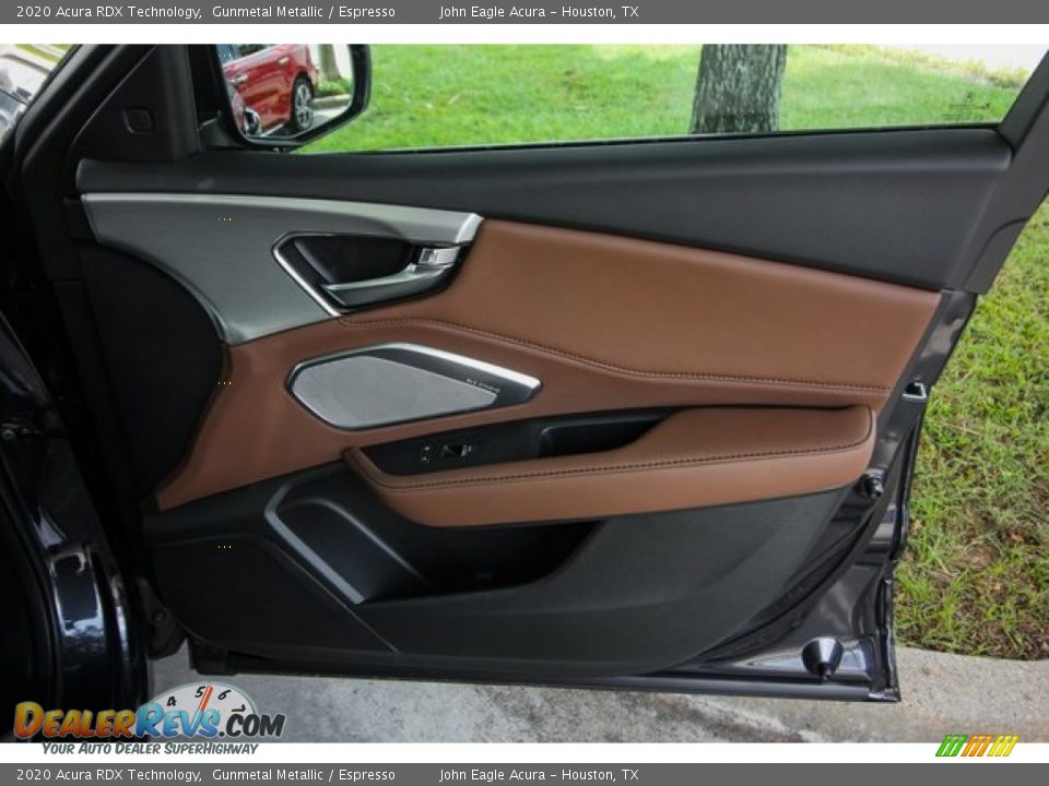 2020 Acura RDX Technology Gunmetal Metallic / Espresso Photo #22