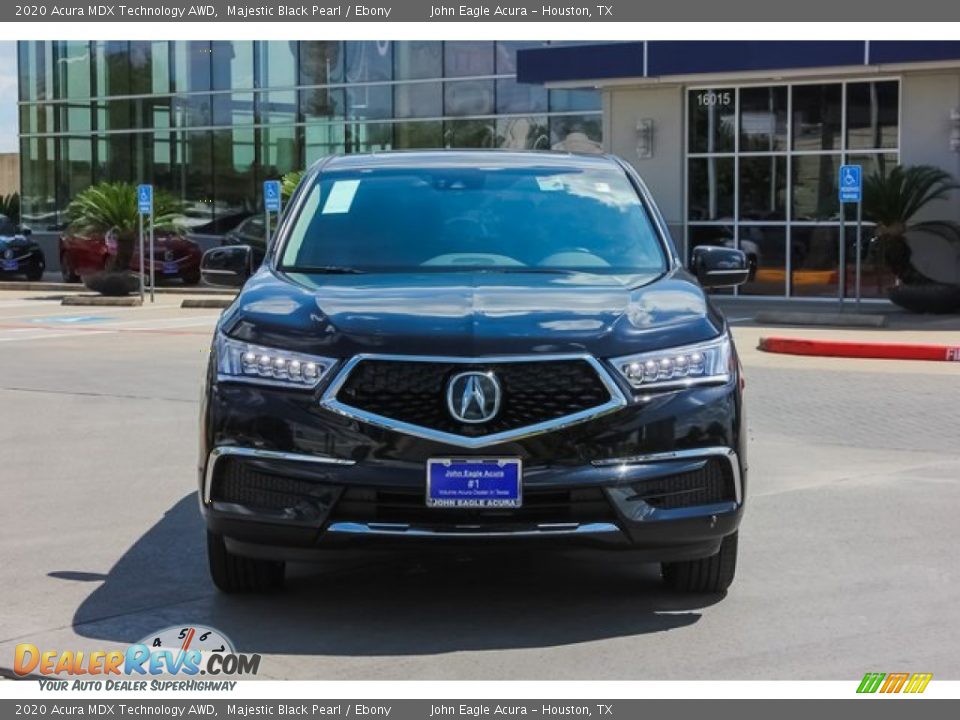 2020 Acura MDX Technology AWD Majestic Black Pearl / Ebony Photo #2