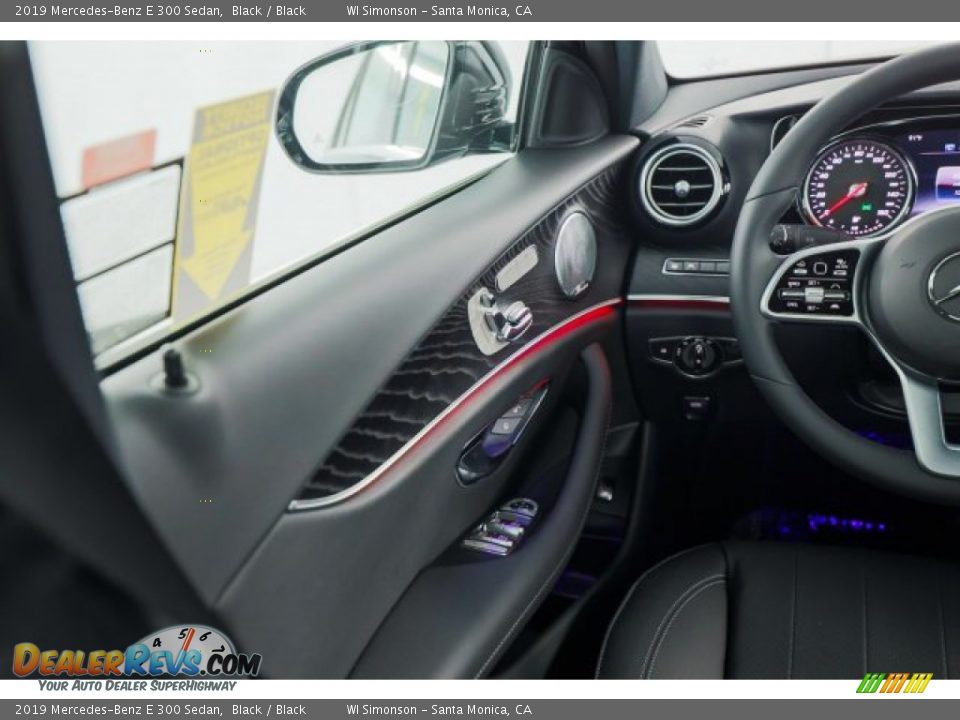 2019 Mercedes-Benz E 300 Sedan Black / Black Photo #12