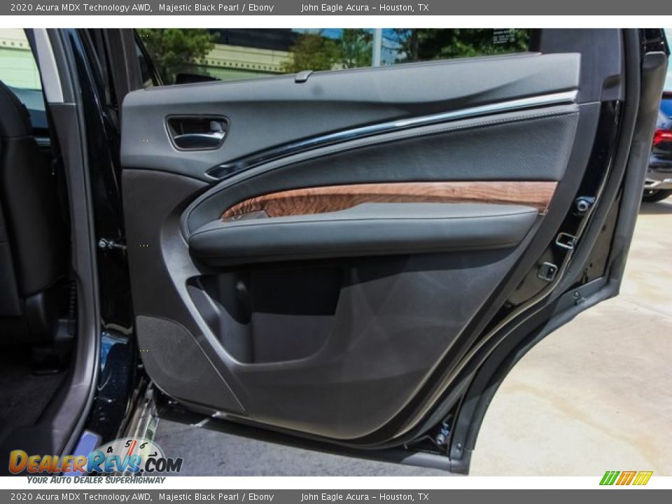 2020 Acura MDX Technology AWD Majestic Black Pearl / Ebony Photo #22