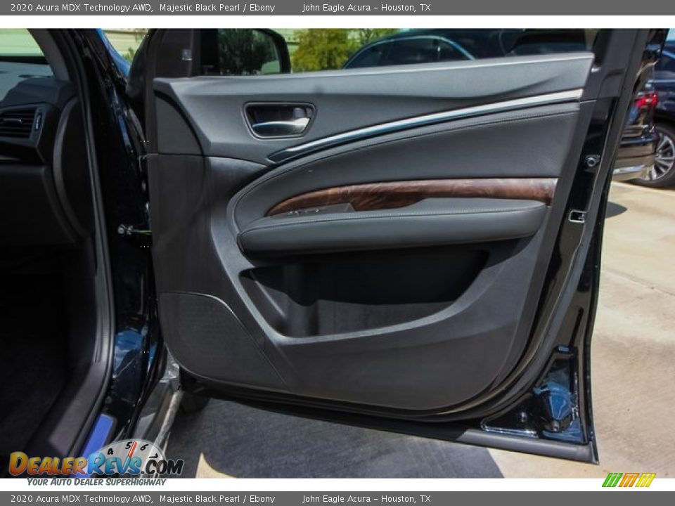 2020 Acura MDX Technology AWD Majestic Black Pearl / Ebony Photo #24