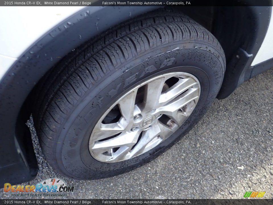 2015 Honda CR-V EX White Diamond Pearl / Beige Photo #2