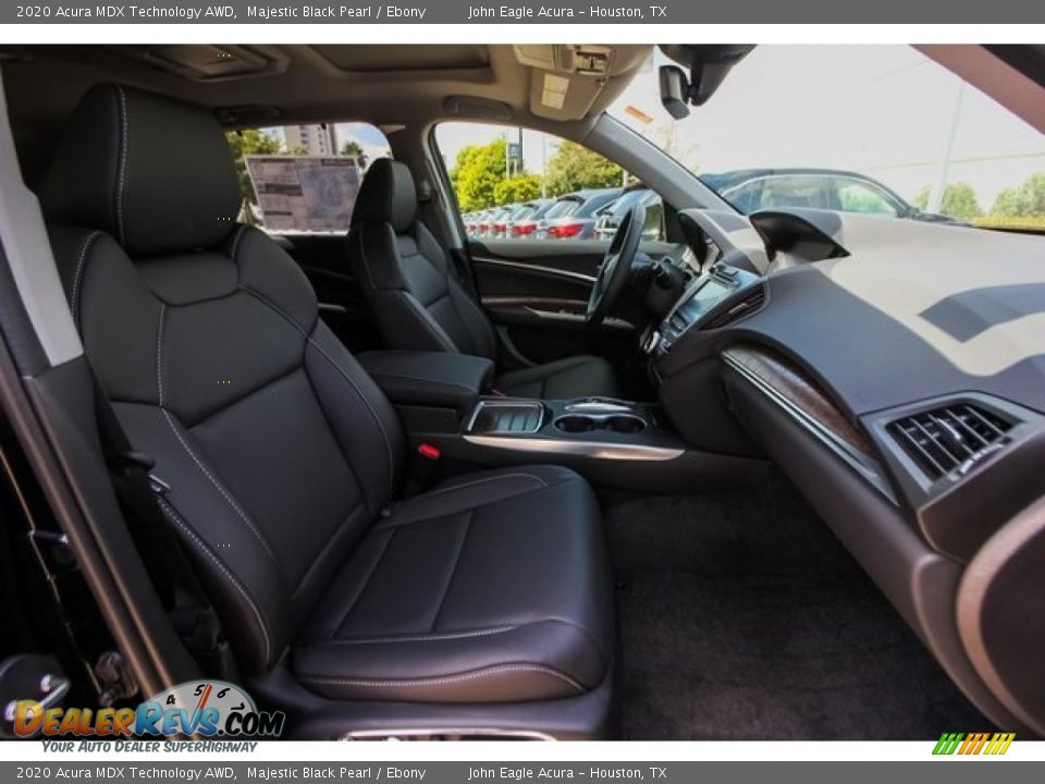 2020 Acura MDX Technology AWD Majestic Black Pearl / Ebony Photo #25