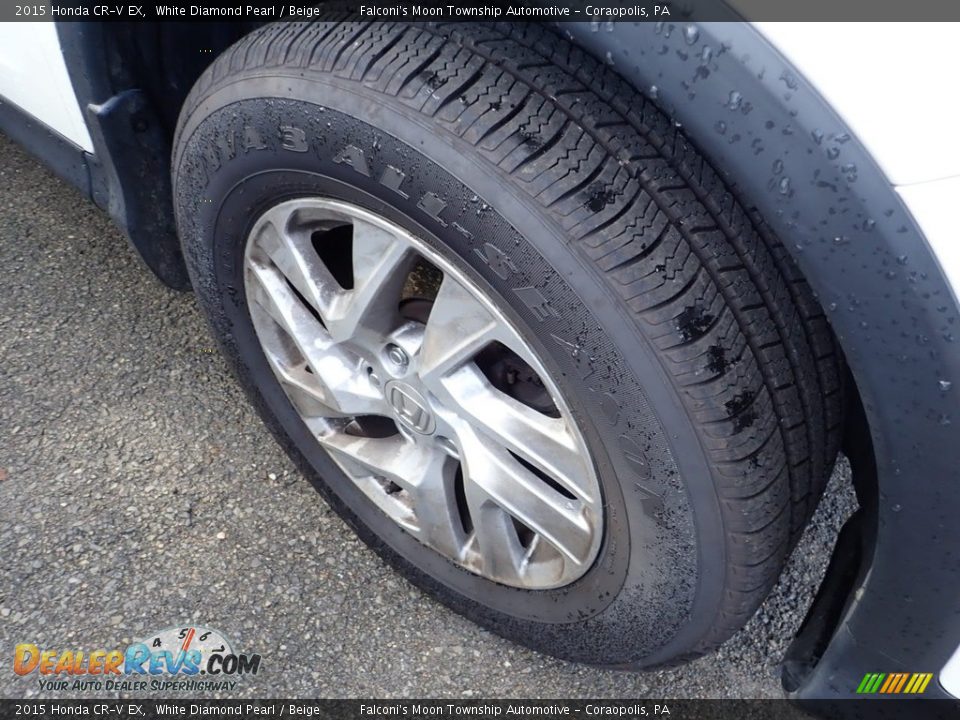 2015 Honda CR-V EX White Diamond Pearl / Beige Photo #5