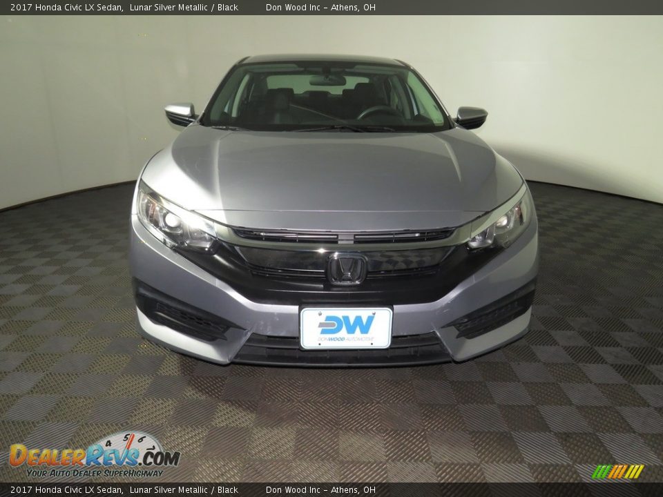 2017 Honda Civic LX Sedan Lunar Silver Metallic / Black Photo #4