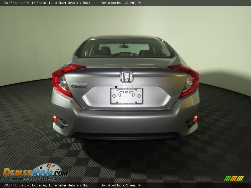 2017 Honda Civic LX Sedan Lunar Silver Metallic / Black Photo #11