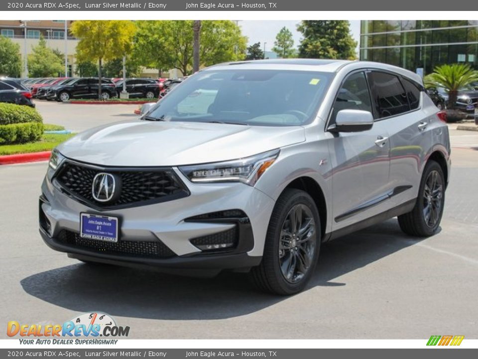 2020 Acura RDX A-Spec Lunar Silver Metallic / Ebony Photo #3
