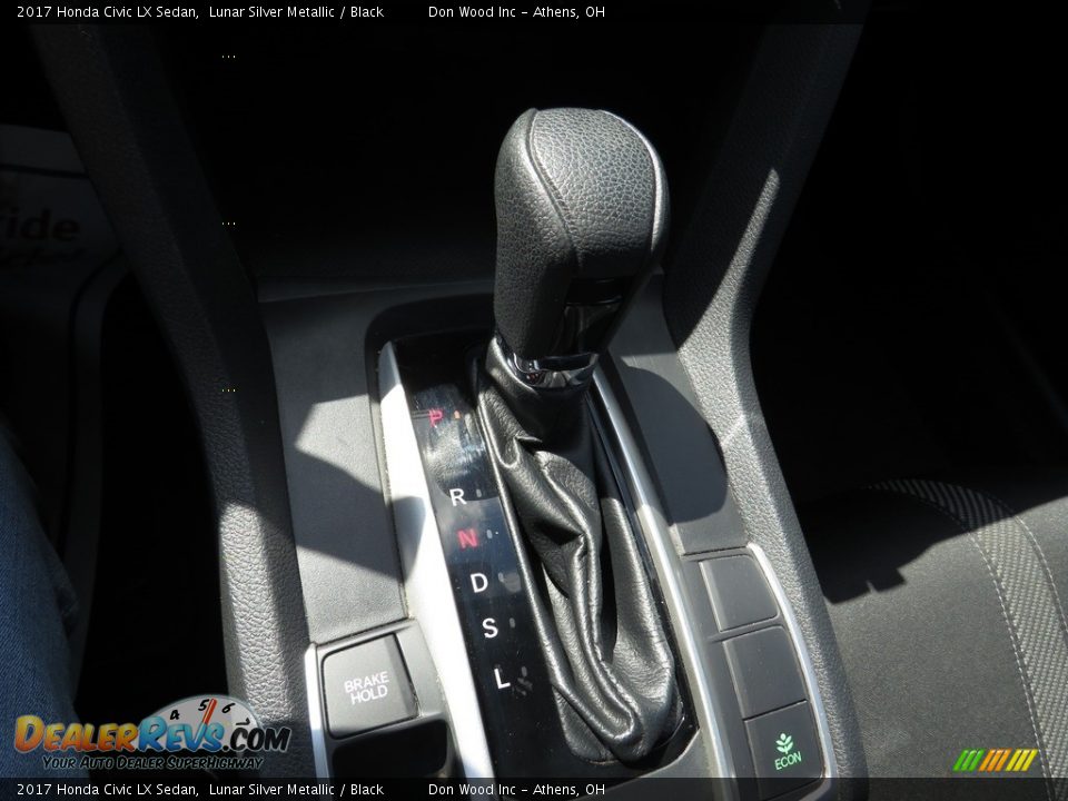 2017 Honda Civic LX Sedan Lunar Silver Metallic / Black Photo #35