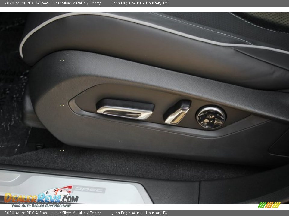 2020 Acura RDX A-Spec Lunar Silver Metallic / Ebony Photo #13
