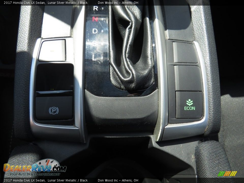 2017 Honda Civic LX Sedan Lunar Silver Metallic / Black Photo #36