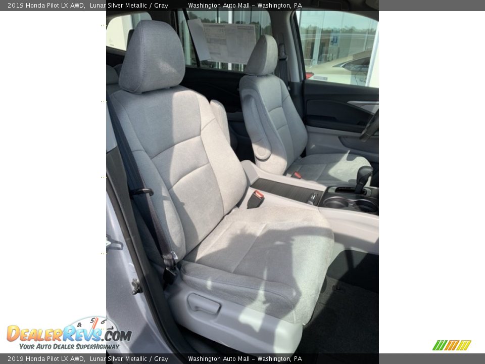 2019 Honda Pilot LX AWD Lunar Silver Metallic / Gray Photo #30