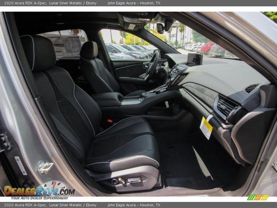2020 Acura RDX A-Spec Lunar Silver Metallic / Ebony Photo #24