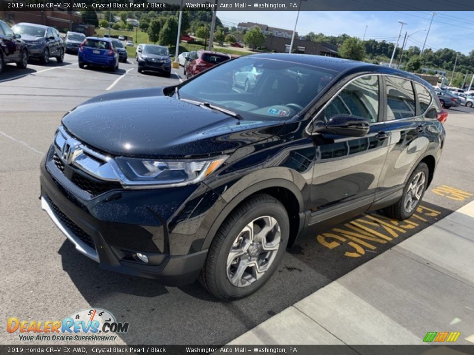 2019 Honda CR-V EX AWD Crystal Black Pearl / Black Photo #4