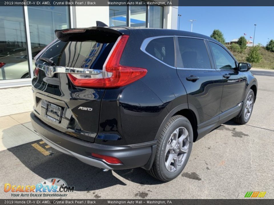 2019 Honda CR-V EX AWD Crystal Black Pearl / Black Photo #7