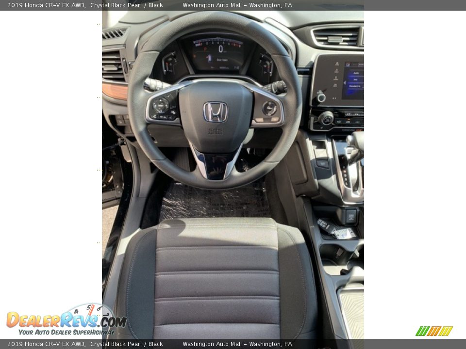 2019 Honda CR-V EX AWD Crystal Black Pearl / Black Photo #13