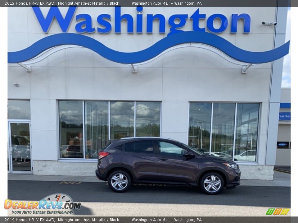 2019 Honda HR-V EX AWD Midnight Amethyst Metallic / Black Photo #1