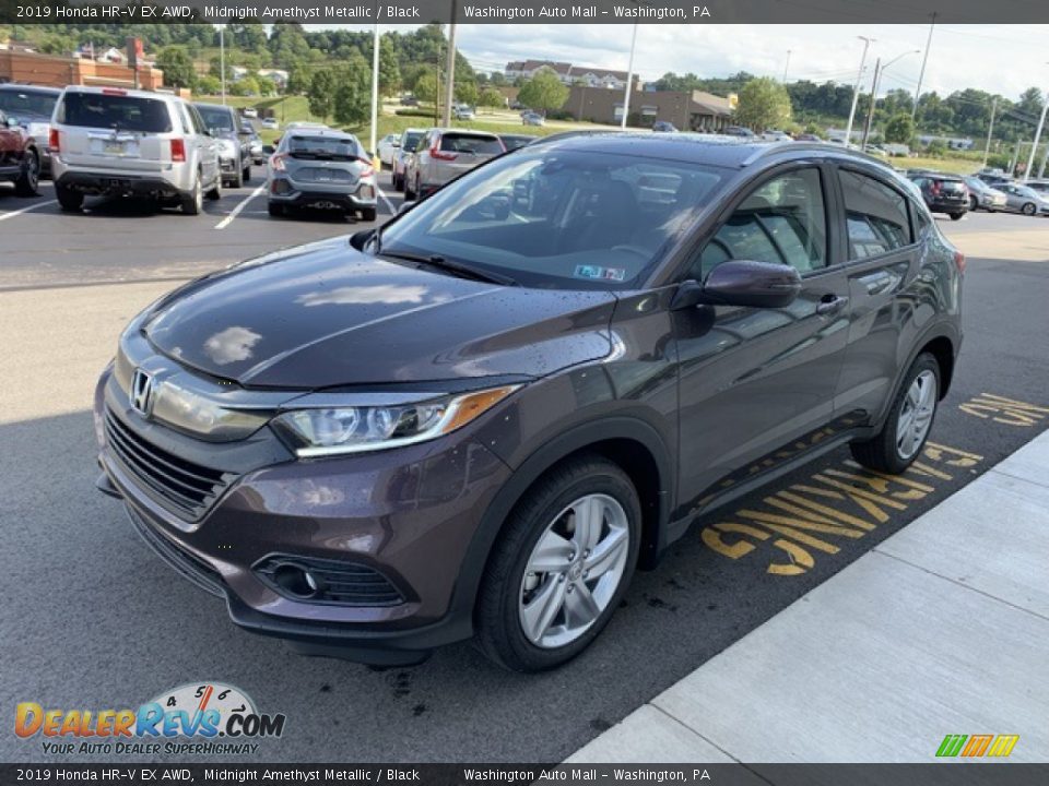 2019 Honda HR-V EX AWD Midnight Amethyst Metallic / Black Photo #4
