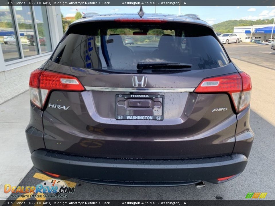 2019 Honda HR-V EX AWD Midnight Amethyst Metallic / Black Photo #6