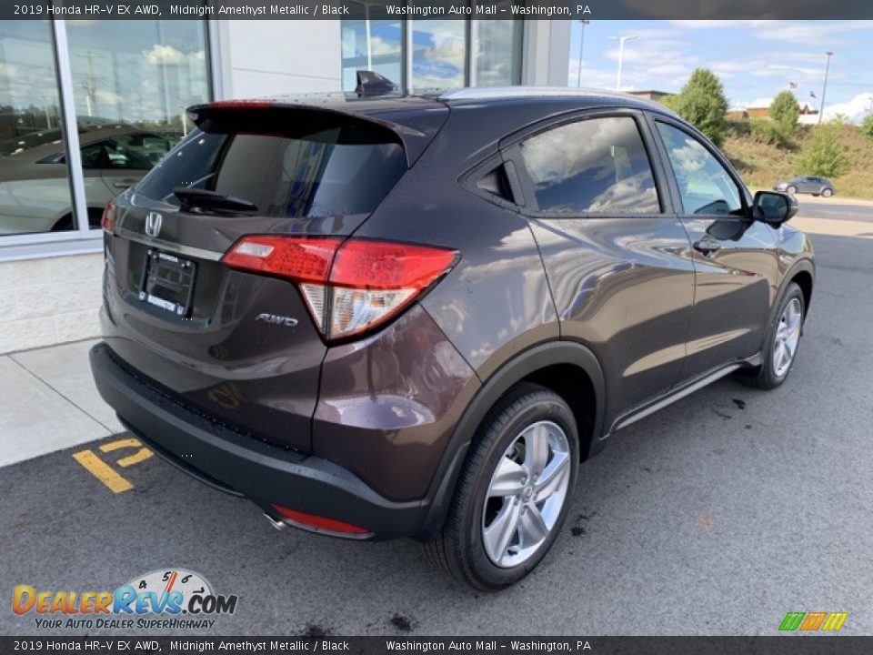 2019 Honda HR-V EX AWD Midnight Amethyst Metallic / Black Photo #7