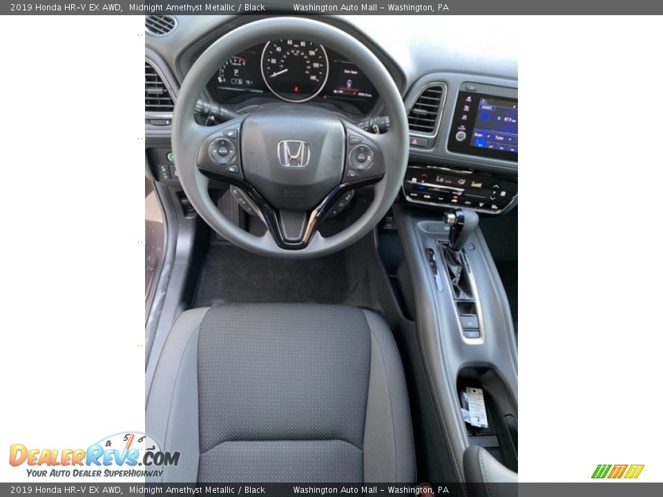 2019 Honda HR-V EX AWD Midnight Amethyst Metallic / Black Photo #13