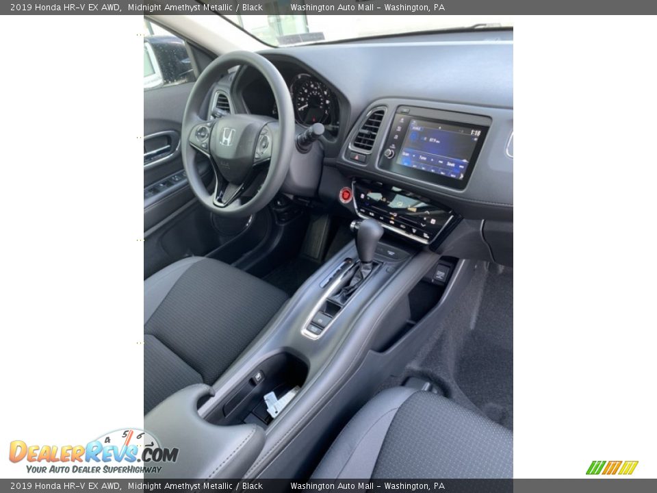 2019 Honda HR-V EX AWD Midnight Amethyst Metallic / Black Photo #28