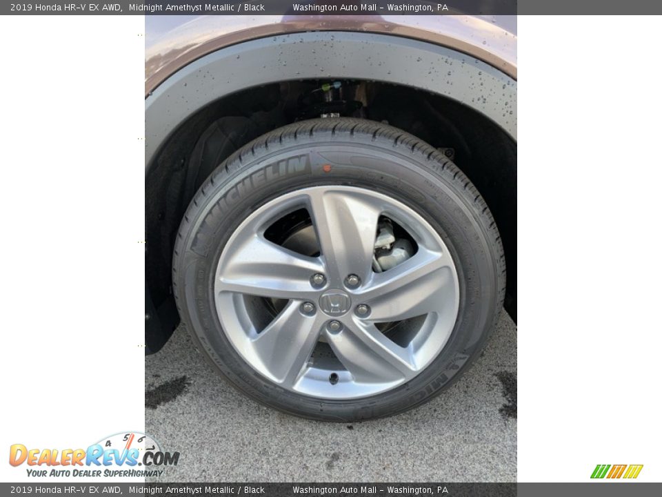 2019 Honda HR-V EX AWD Midnight Amethyst Metallic / Black Photo #30