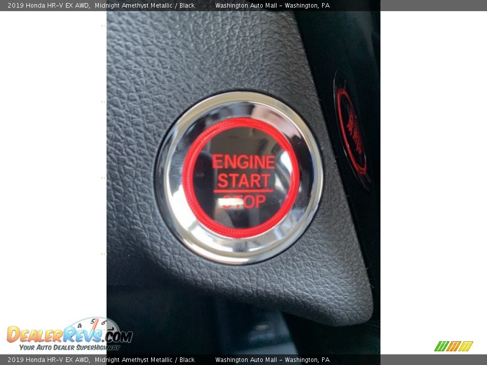 2019 Honda HR-V EX AWD Midnight Amethyst Metallic / Black Photo #36