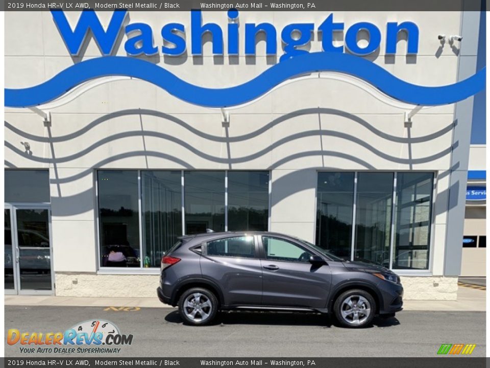 2019 Honda HR-V LX AWD Modern Steel Metallic / Black Photo #1