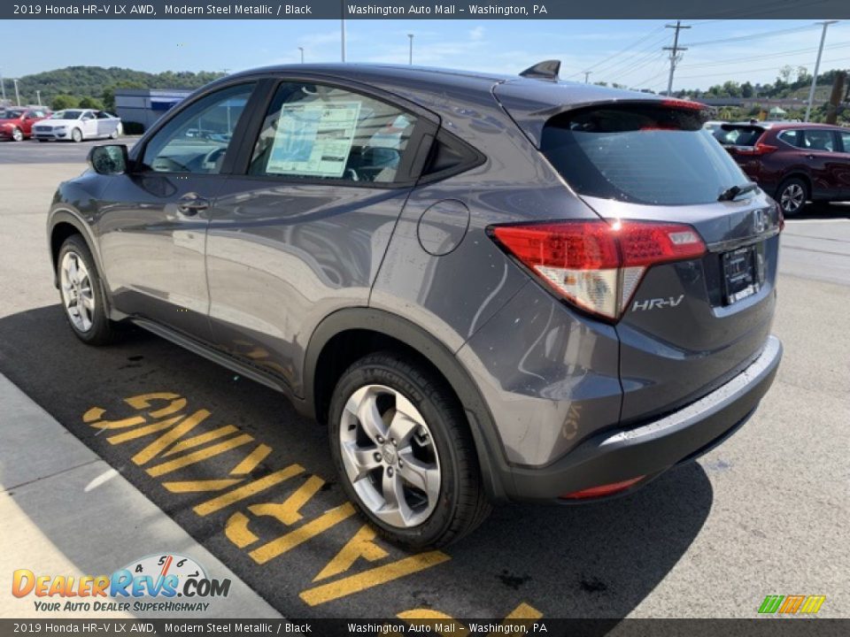 2019 Honda HR-V LX AWD Modern Steel Metallic / Black Photo #5