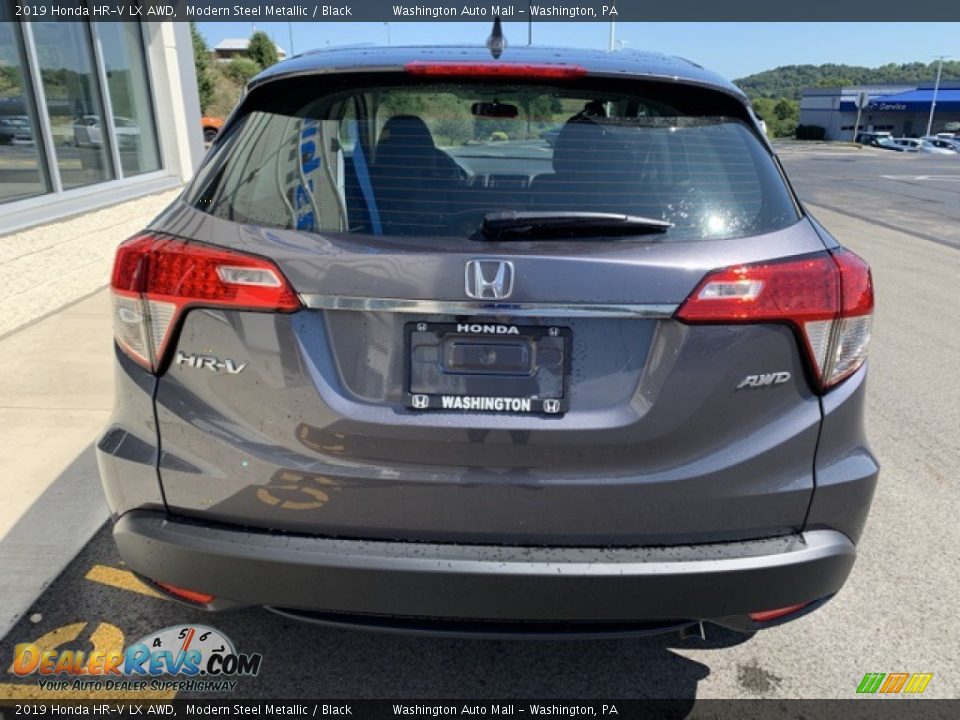 2019 Honda HR-V LX AWD Modern Steel Metallic / Black Photo #6