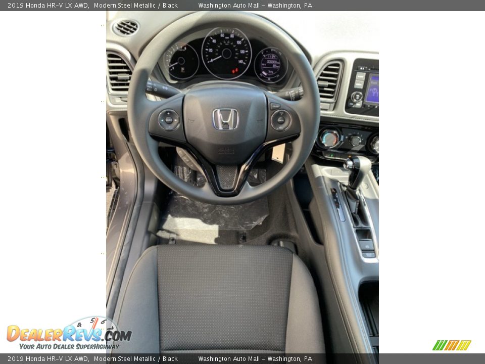 2019 Honda HR-V LX AWD Modern Steel Metallic / Black Photo #13