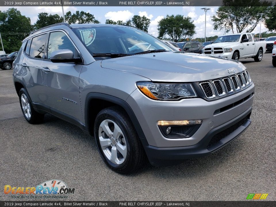 2019 Jeep Compass Latitude 4x4 Billet Silver Metallic / Black Photo #1