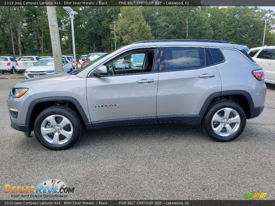 2019 Jeep Compass Latitude 4x4 Billet Silver Metallic / Black Photo #3