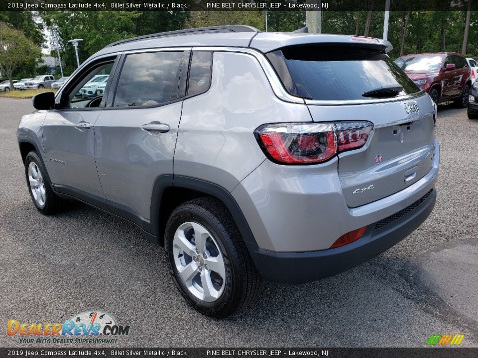 2019 Jeep Compass Latitude 4x4 Billet Silver Metallic / Black Photo #4