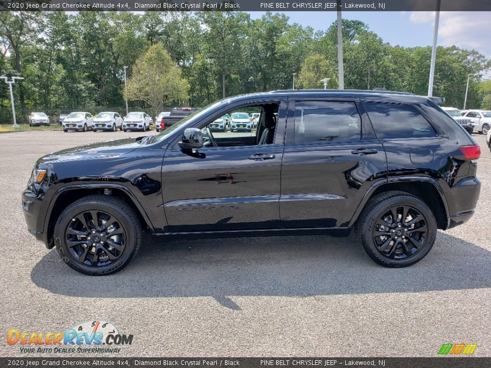 2020 Jeep Grand Cherokee Altitude 4x4 Diamond Black Crystal Pearl / Black Photo #3