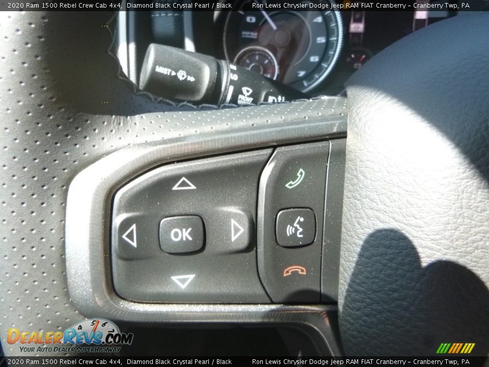 2020 Ram 1500 Rebel Crew Cab 4x4 Steering Wheel Photo #20