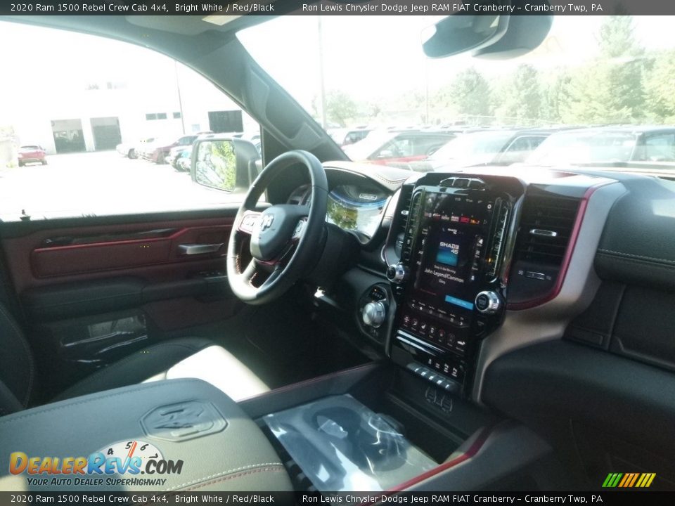 2020 Ram 1500 Rebel Crew Cab 4x4 Bright White / Red/Black Photo #11
