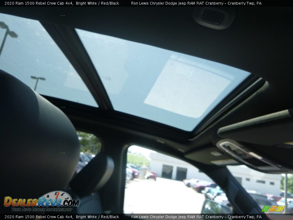 2020 Ram 1500 Rebel Crew Cab 4x4 Bright White / Red/Black Photo #12