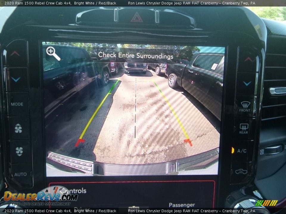 2020 Ram 1500 Rebel Crew Cab 4x4 Bright White / Red/Black Photo #17