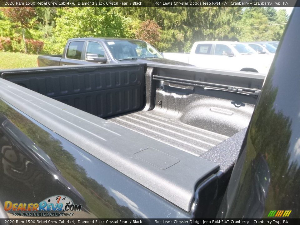2020 Ram 1500 Rebel Crew Cab 4x4 Diamond Black Crystal Pearl / Black Photo #12