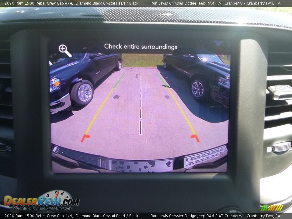 2020 Ram 1500 Rebel Crew Cab 4x4 Diamond Black Crystal Pearl / Black Photo #17