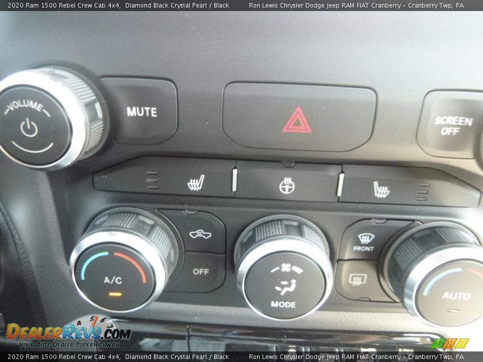 Controls of 2020 Ram 1500 Rebel Crew Cab 4x4 Photo #18
